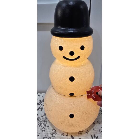 NWT John Derian for Target 14" Lighted Snowman Blow Mold - Picture 2 of 11